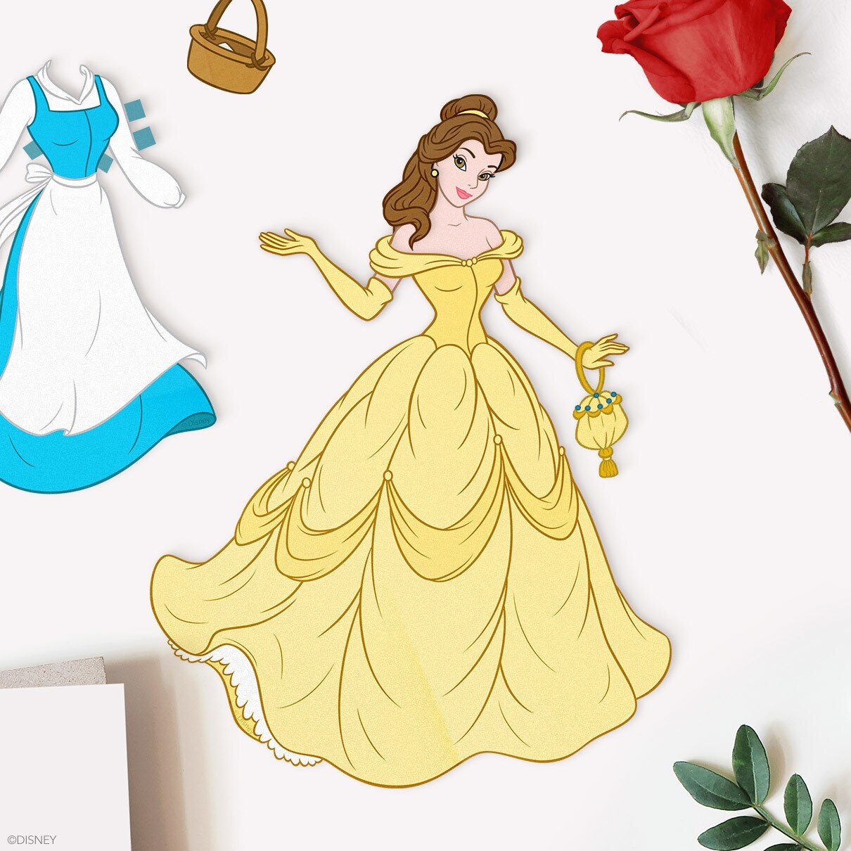 princess paper doll printable
