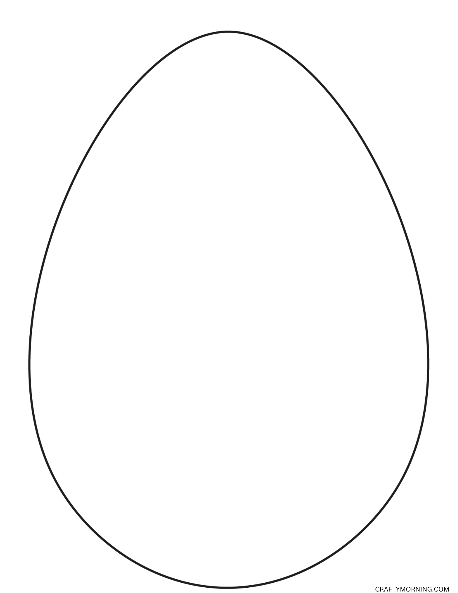 easter eggs template printable