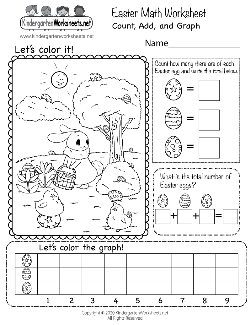 free printable easter worksheets