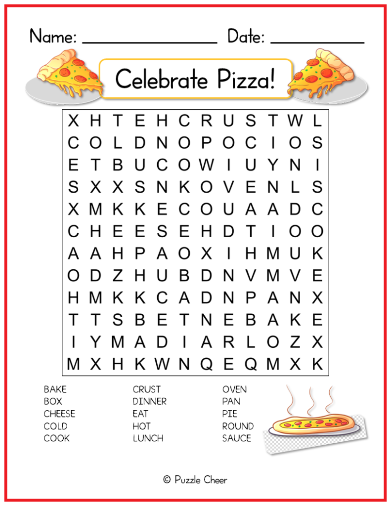 easy word find puzzles printable