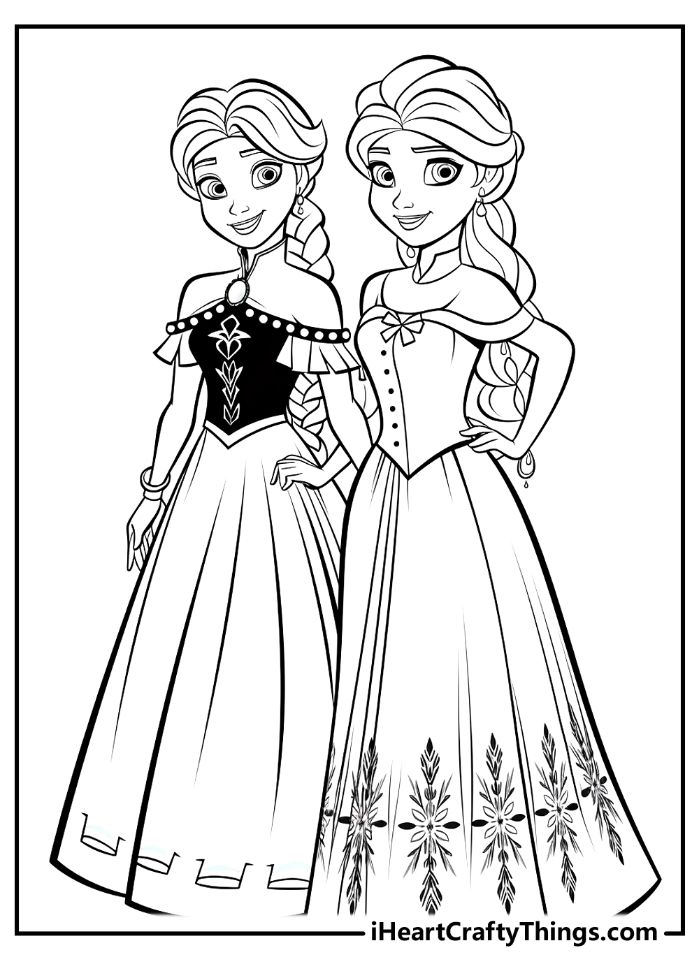 printable paper dress kit coloring elsa