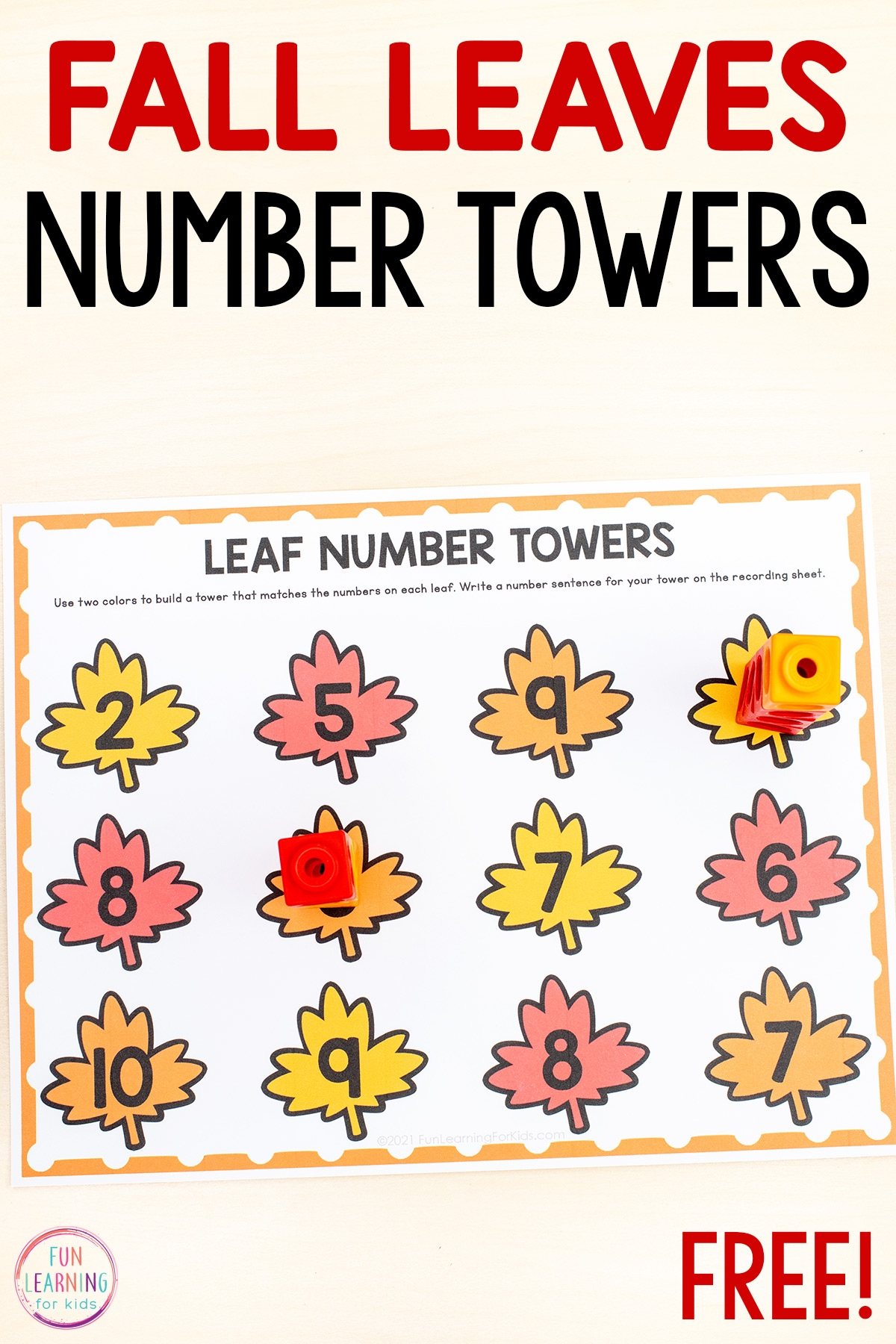 fall leaves worksheets printables