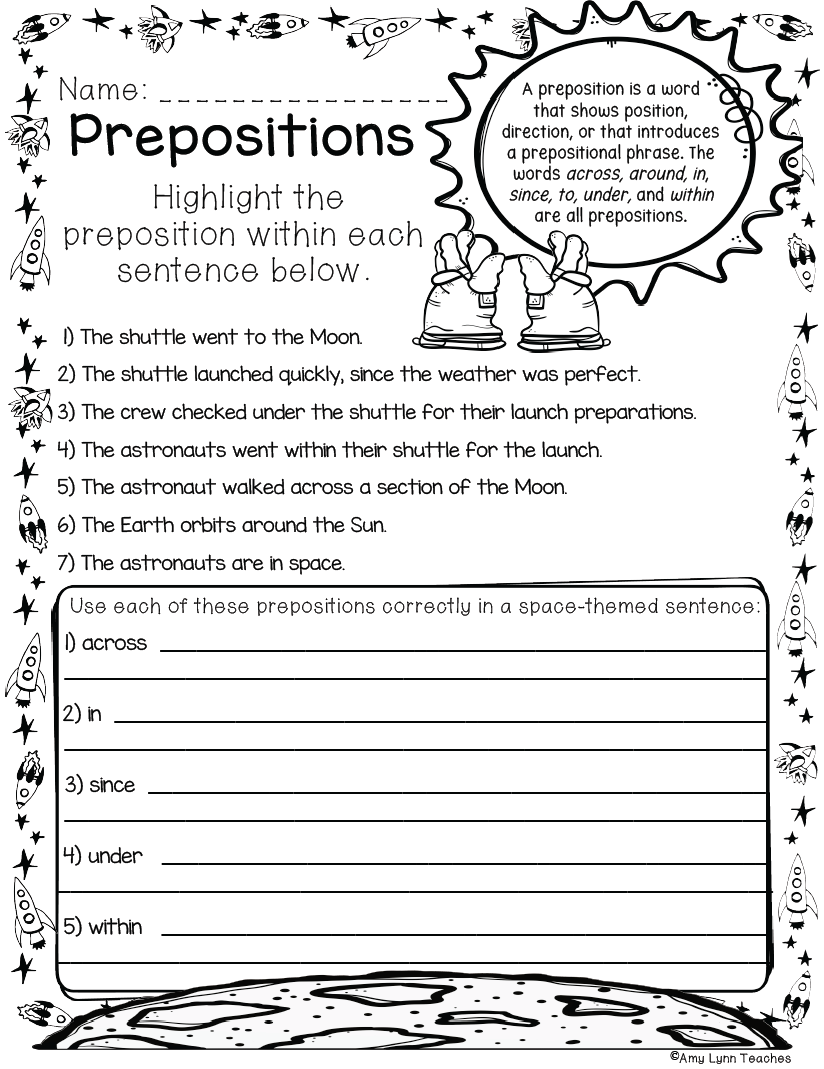5th grade printable worksheets