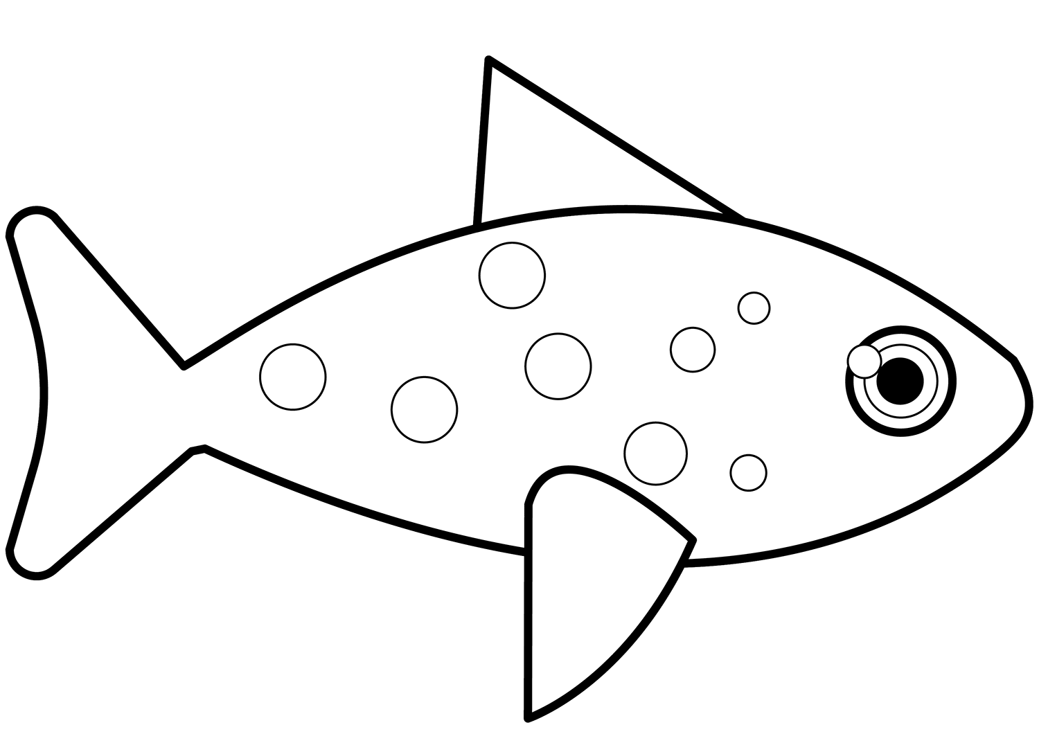free printable fish template