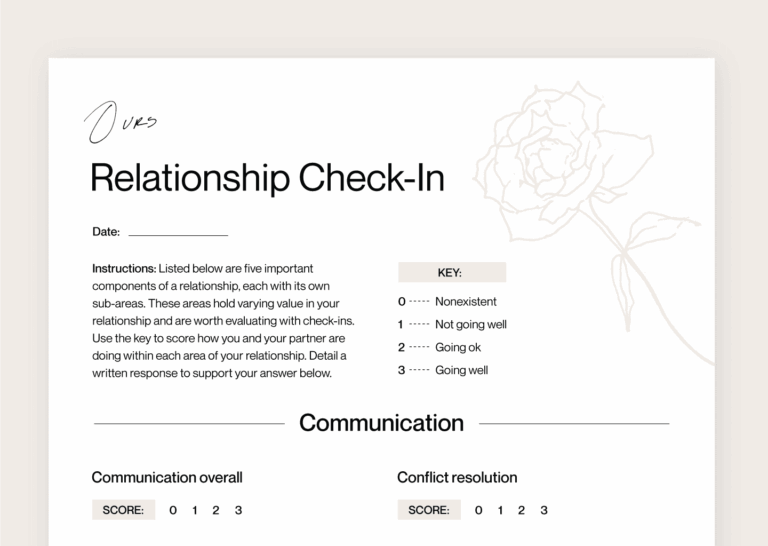 Five Couples Therapy Worksheets Ours