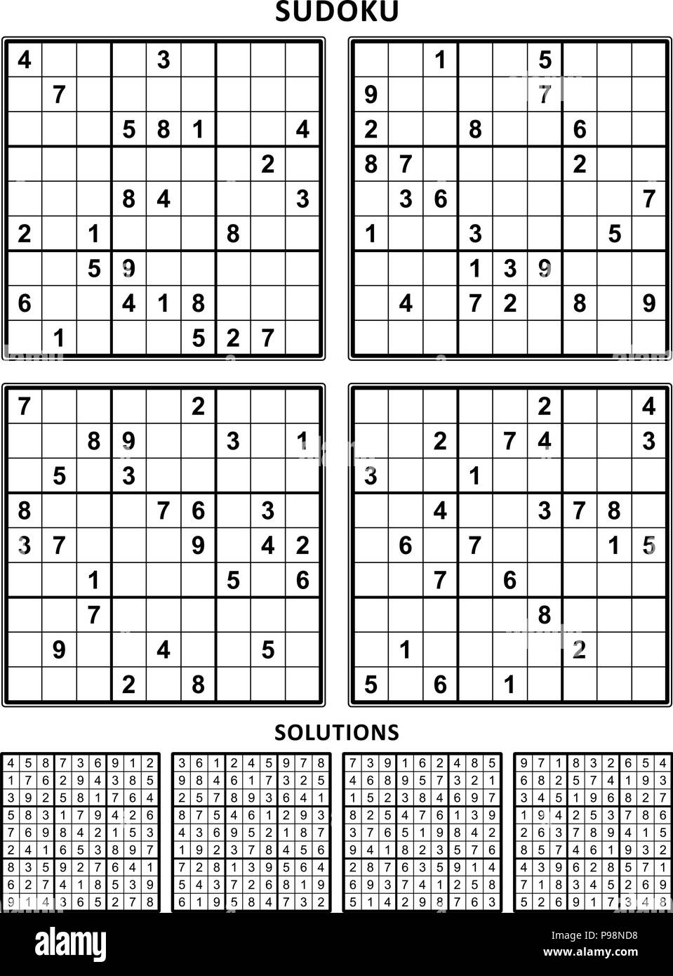 easy sudoku printable puzzles