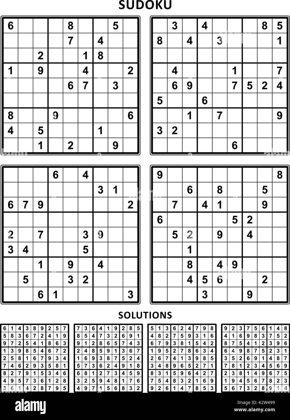 printable easy sudoku puzzles for free