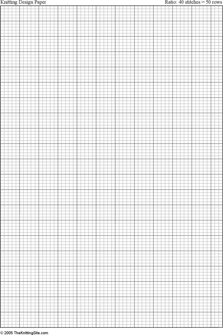 Free A4 Knitting Graph Paper Ratio 4 5 Portrait Orientation PDF 43KB 1 Page s 