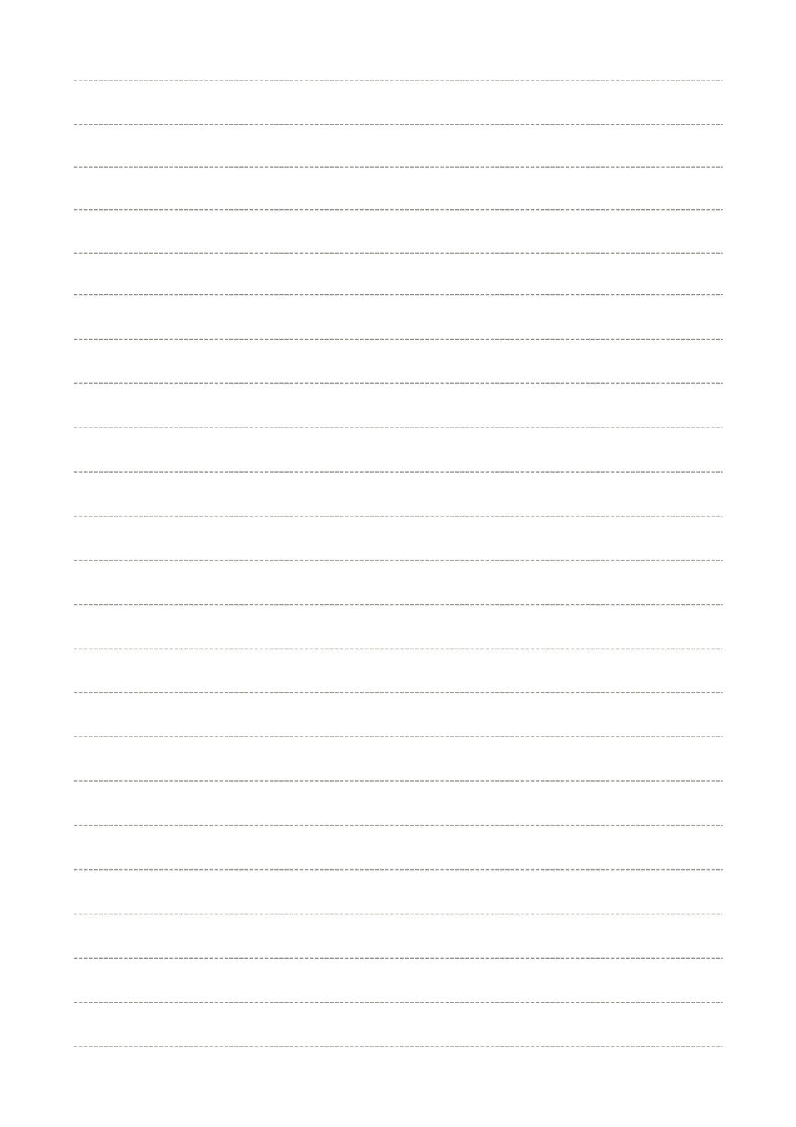 notebook paper template printable