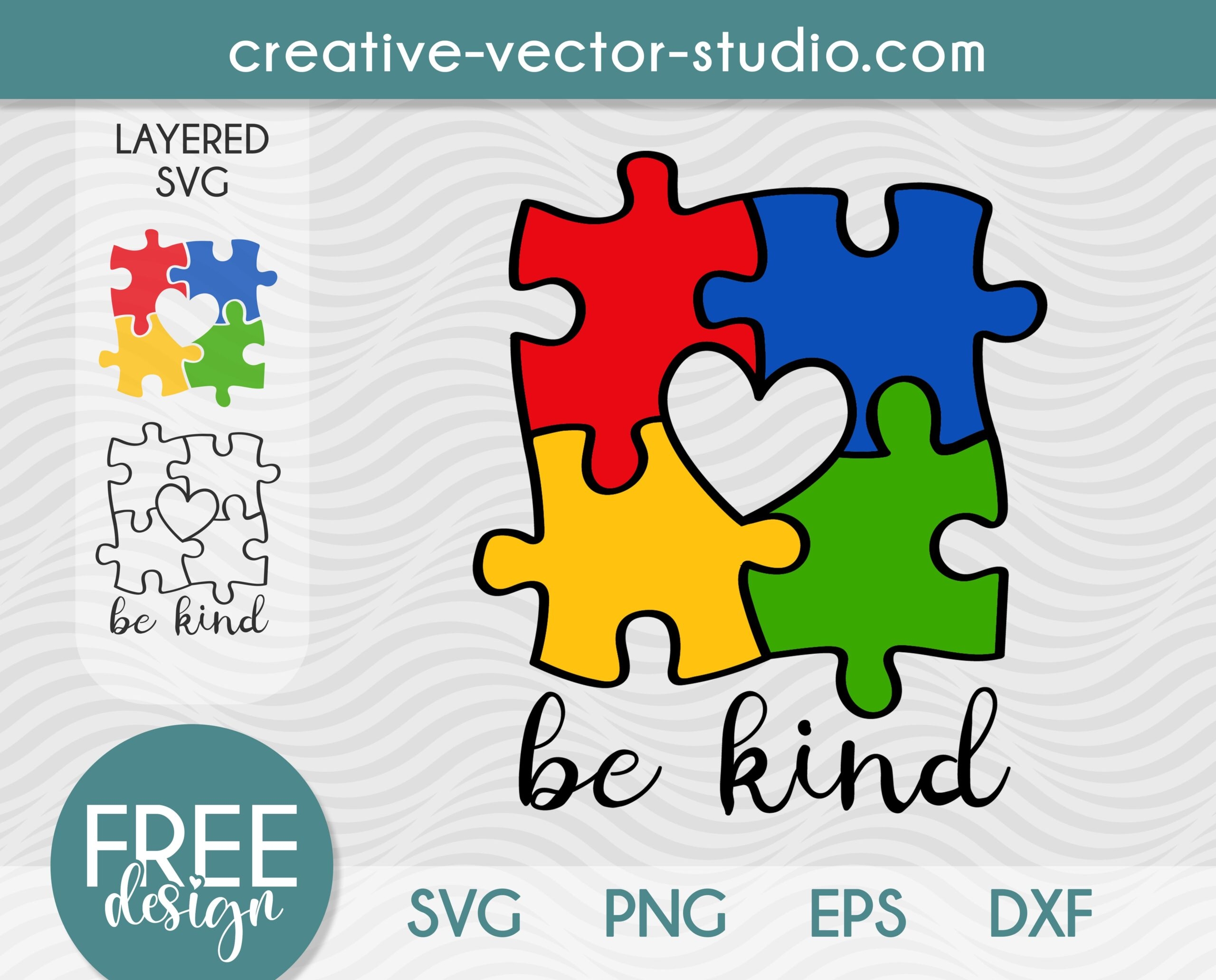 Free Autism Puzzle Heart SVG Creative Vector Studio Free Autism Puzzle Heart SVG Creative Vector Studio