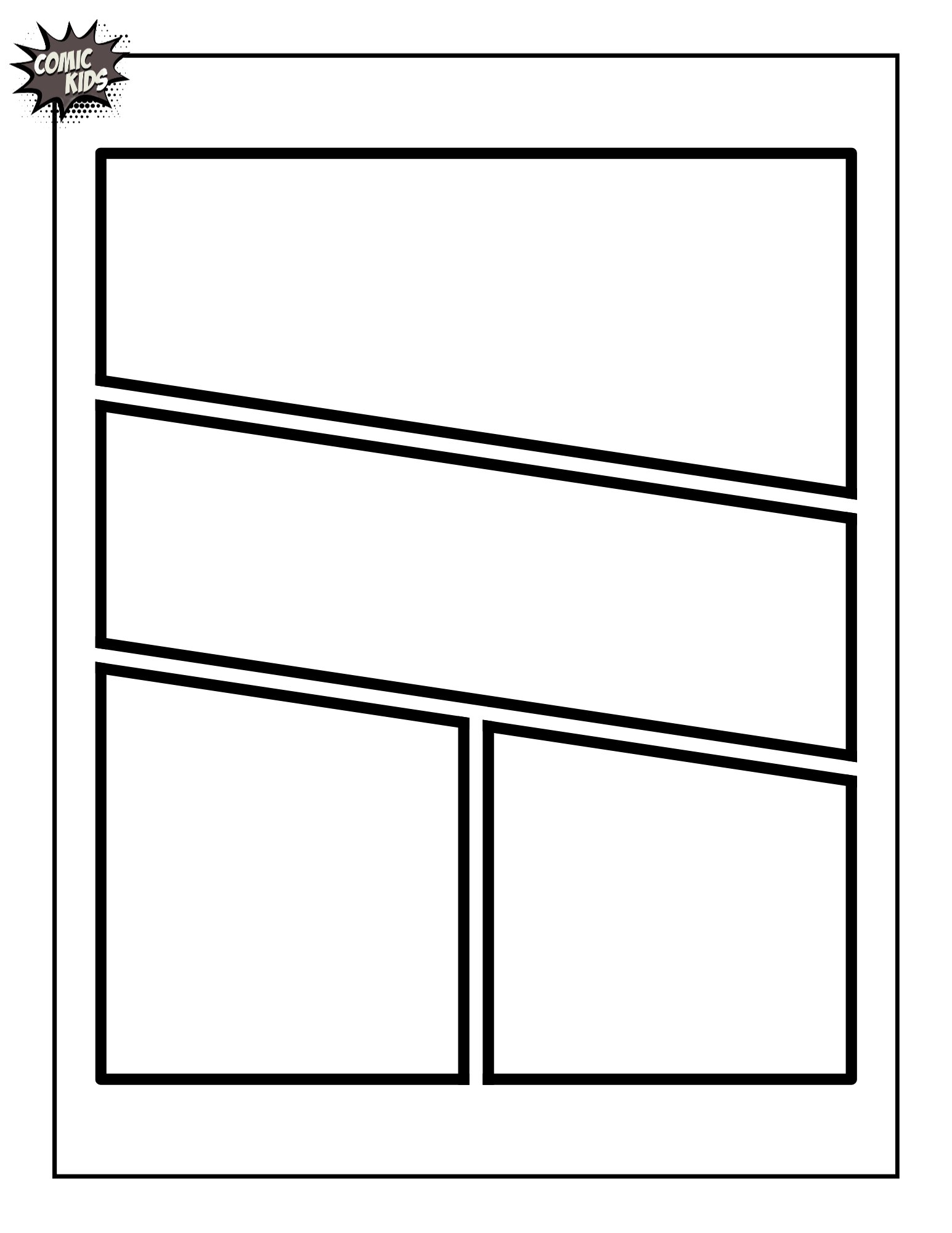 comic book paper printable