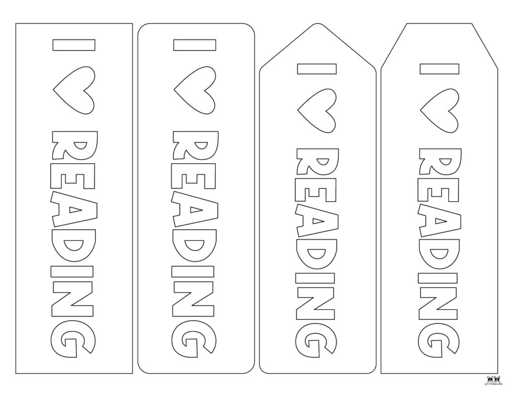 template for bookmarks printable