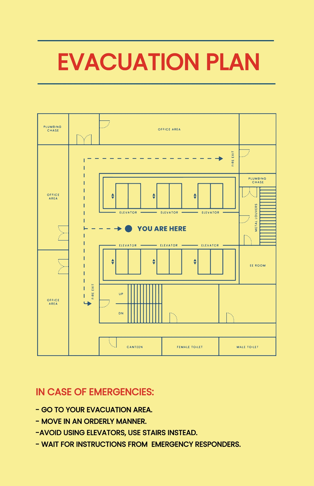 free printable fire escape plan template