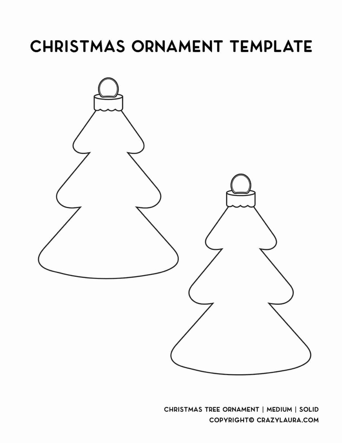 printable christmas ornament templates