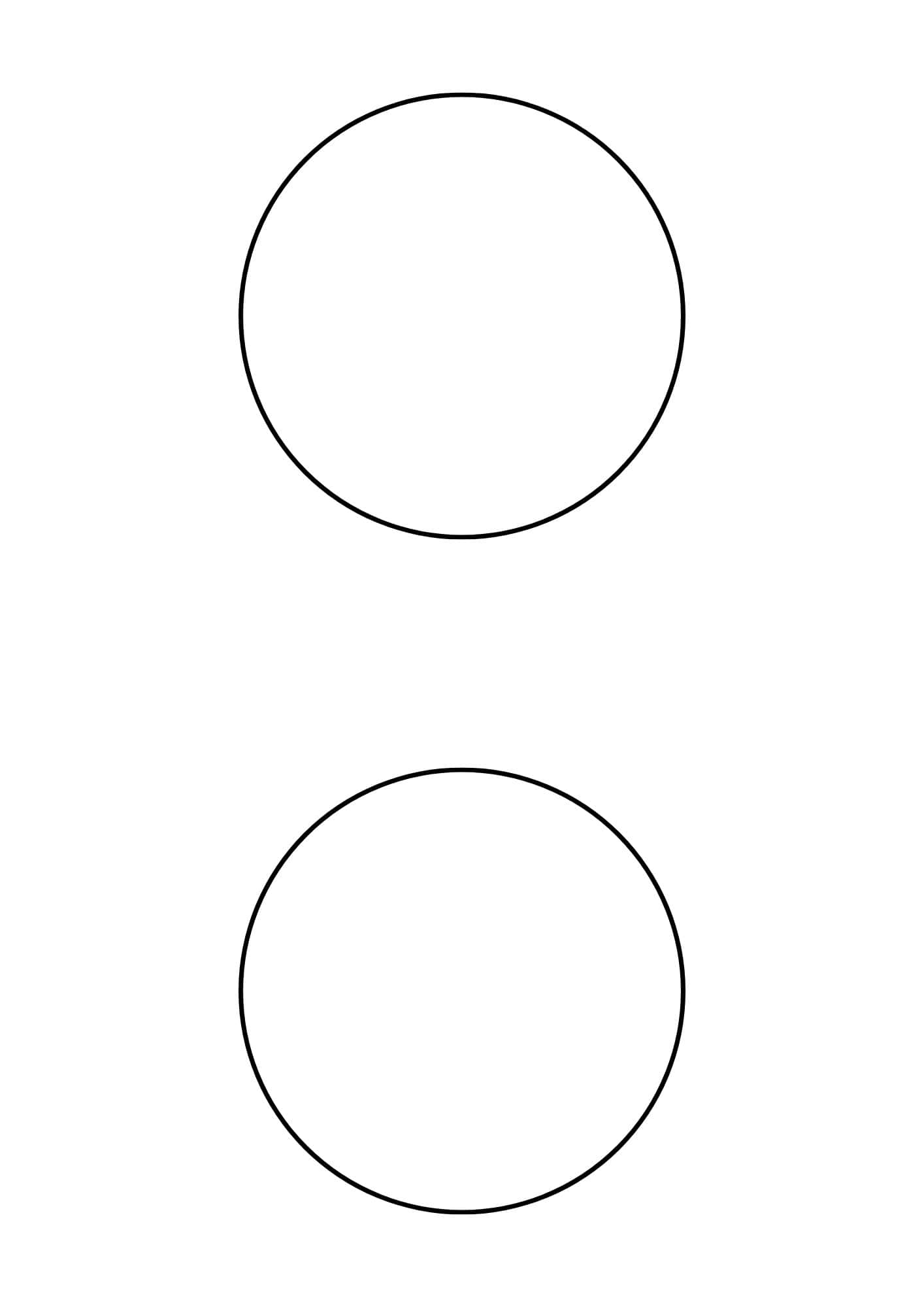 Free Circle Template Printable 12 Different Sizes The Pink Craft Box
