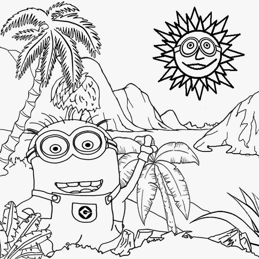 minions coloring pages printable