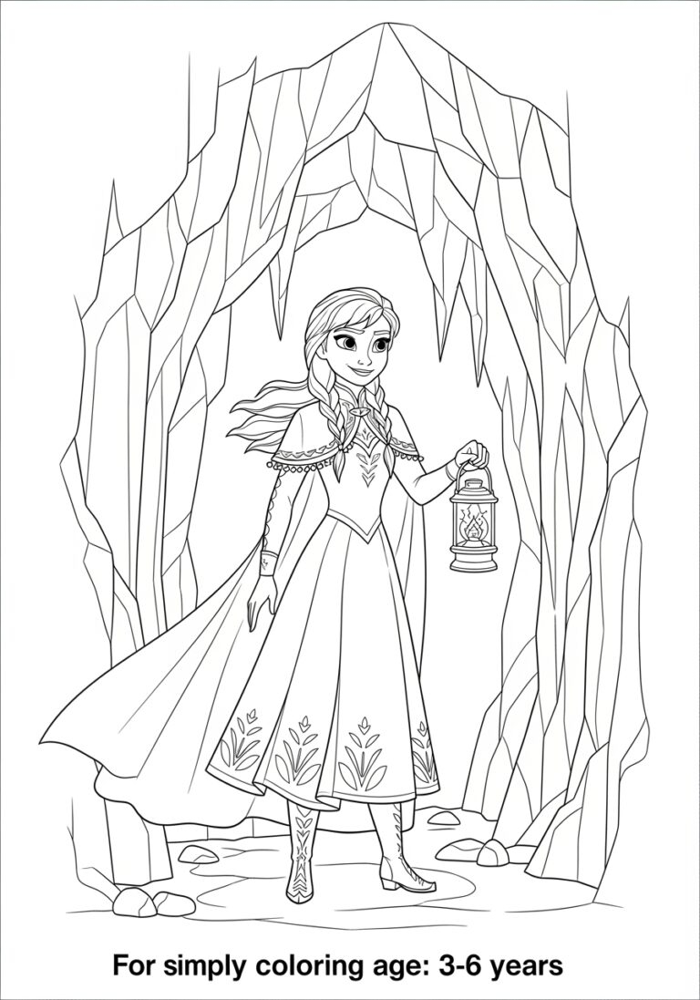 Free Disney Frozen Coloring Pages Printable For Kids