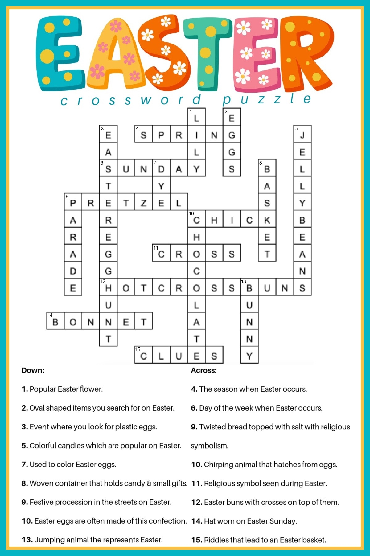 printable sunday crossword puzzles pdf