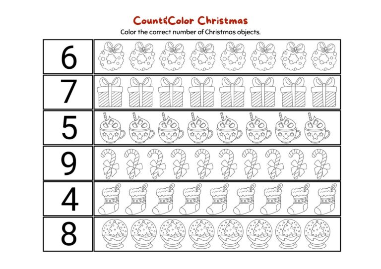 Free Editable Christmas Worksheet Templates Canva
