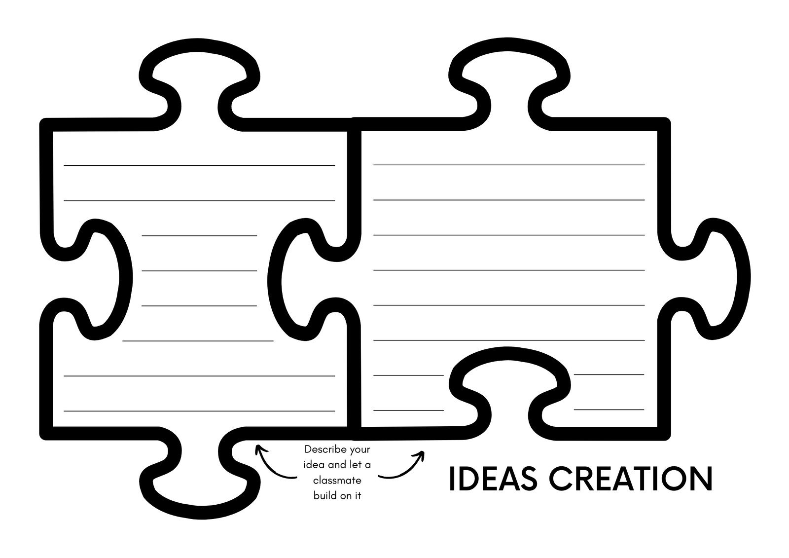 Free Editable Puzzle Templates Canva Worksheets Library