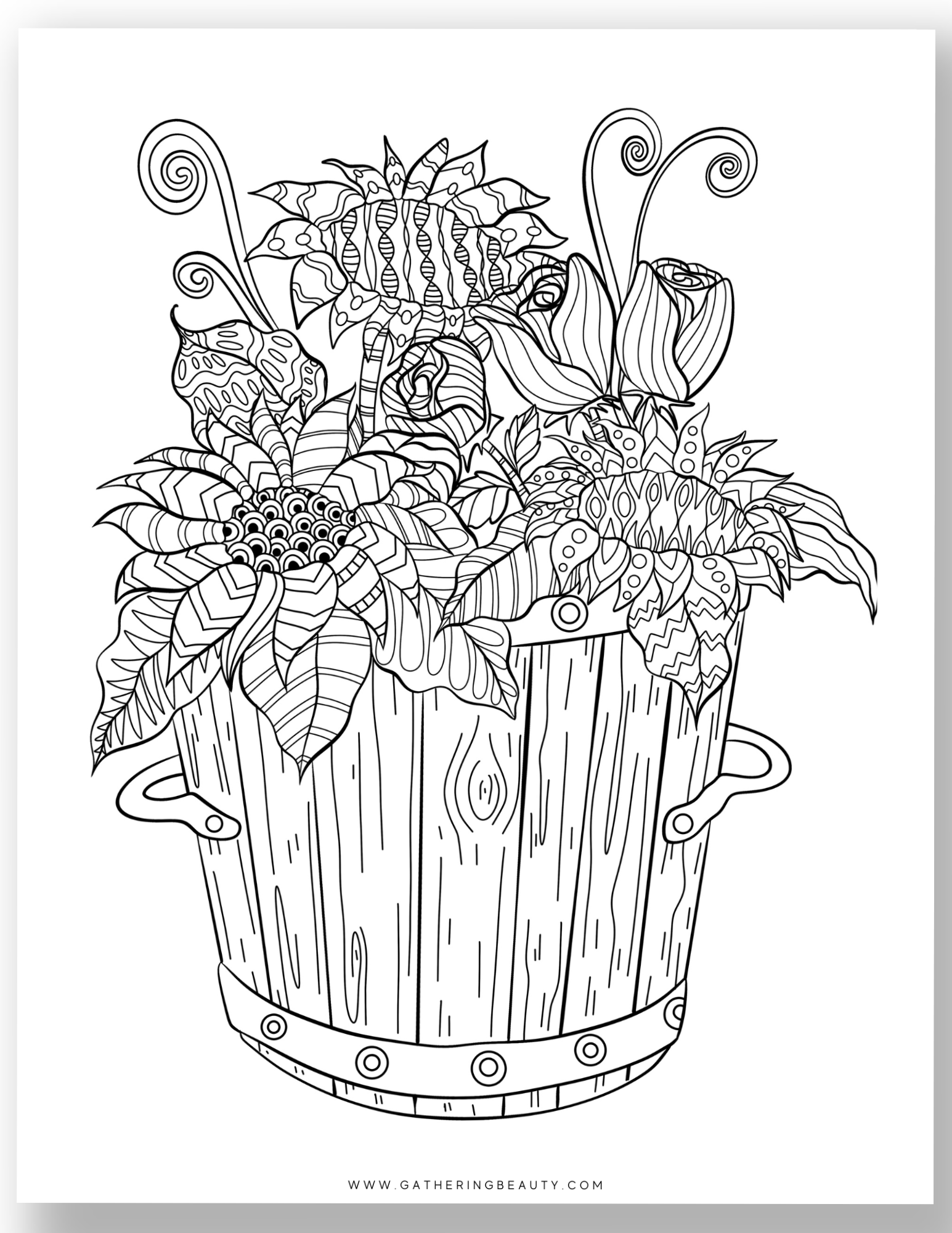 Free Fall Colouring Pages For Adults Gathering Beauty