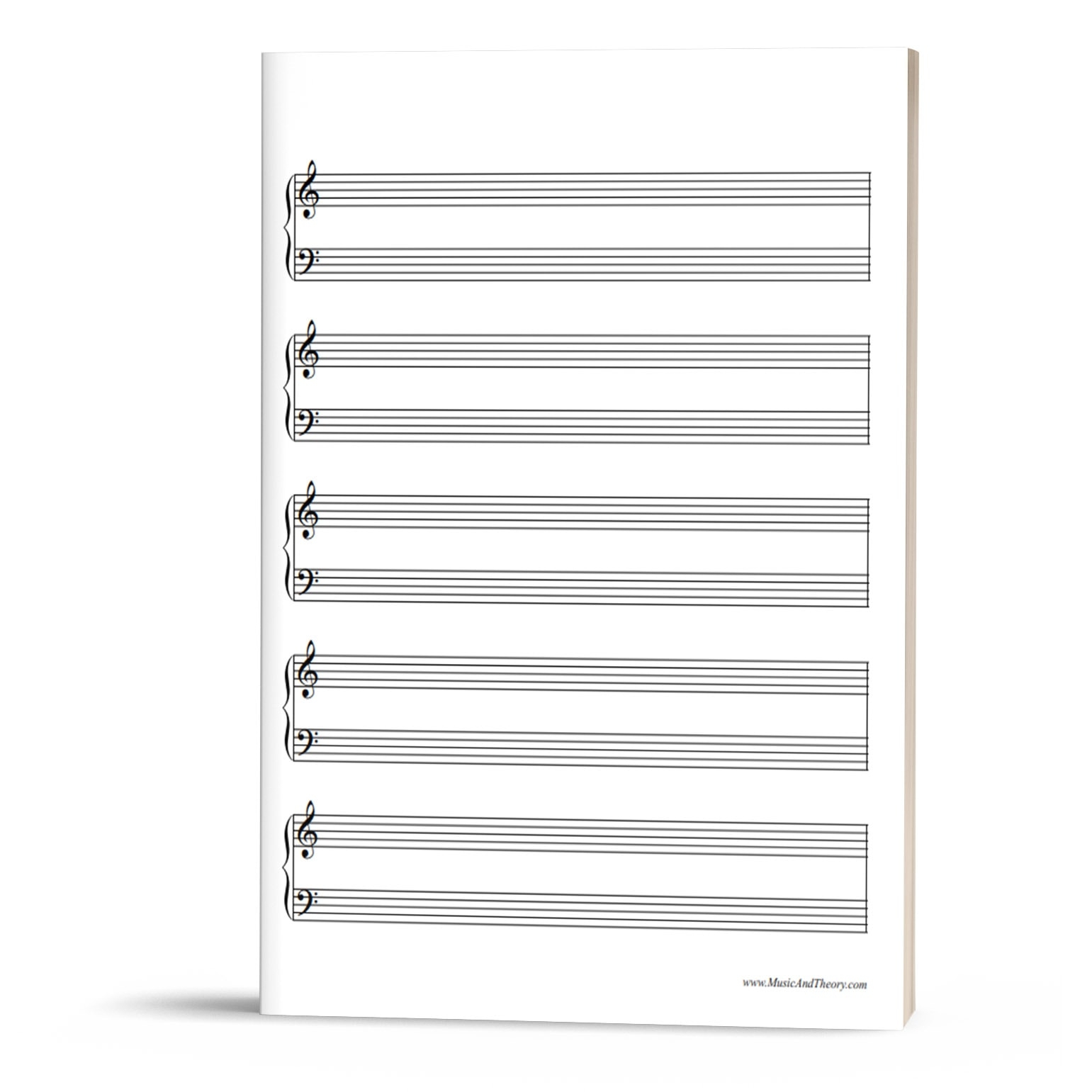 blank staff paper printable