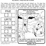 Free Jumble Puzzles For Kids And Adults BOOMER Magazine