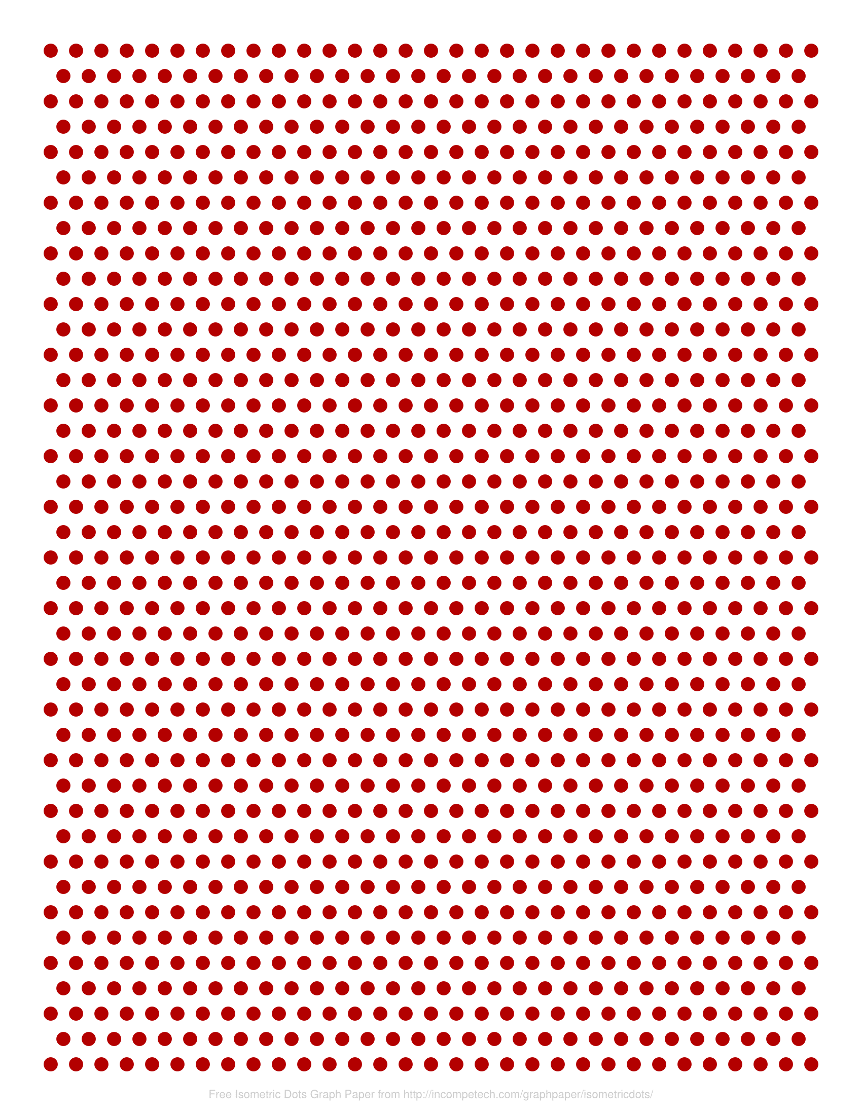 isometric paper dots printable