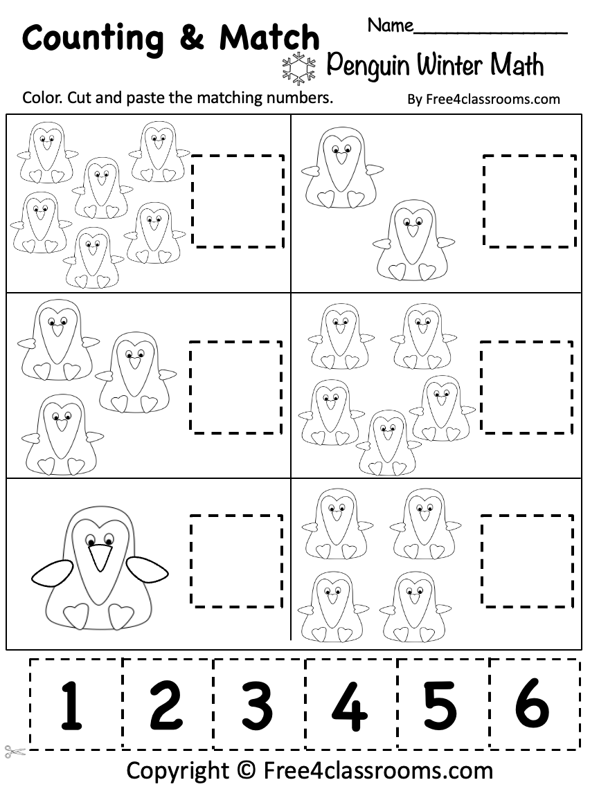 free printable preschool worksheets math