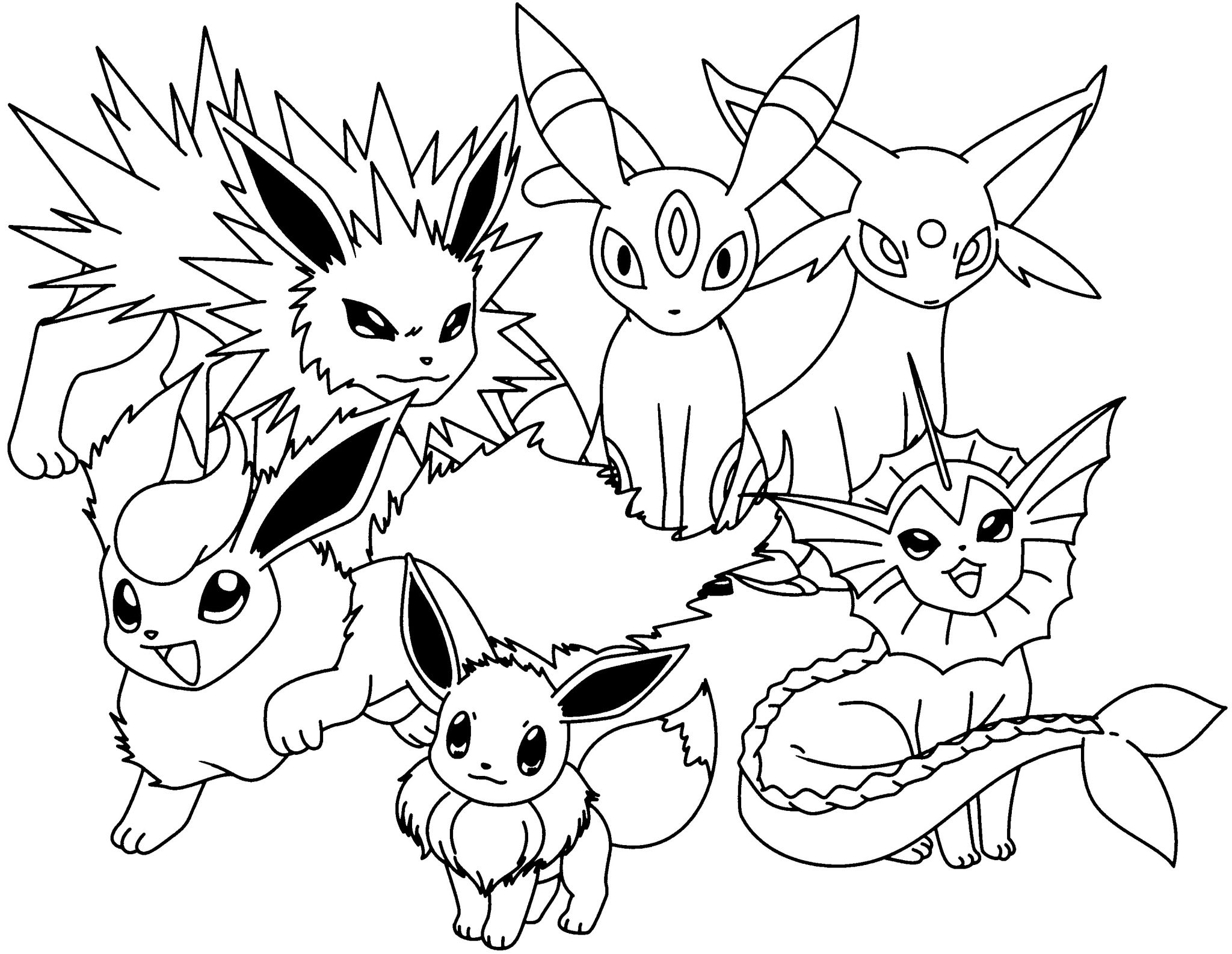 pokemon printable coloring sheets