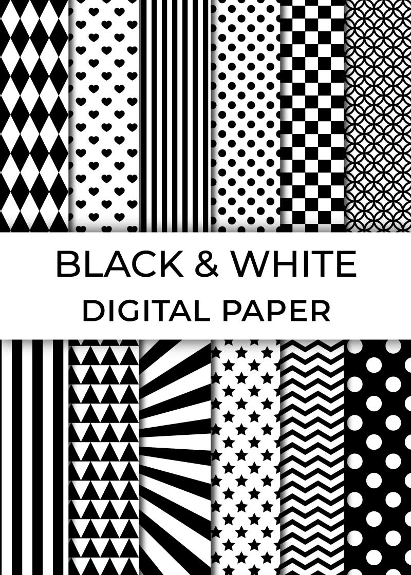 Free Printable Black And White Digital Paper Pack Chevron Lemon Free Printable Black And White Digital Paper Pack Chevron Lemon