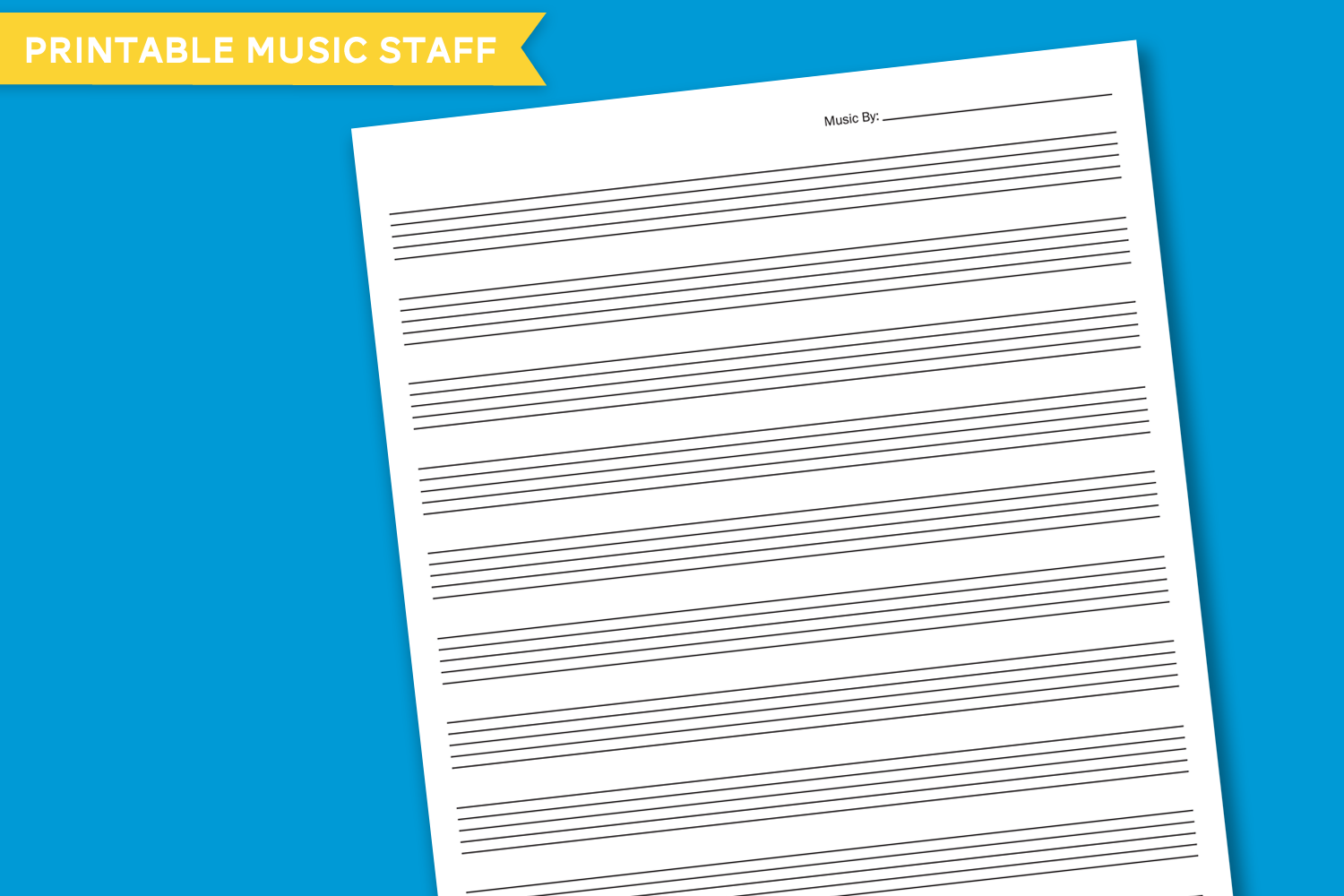 printable music staff paper pdf
