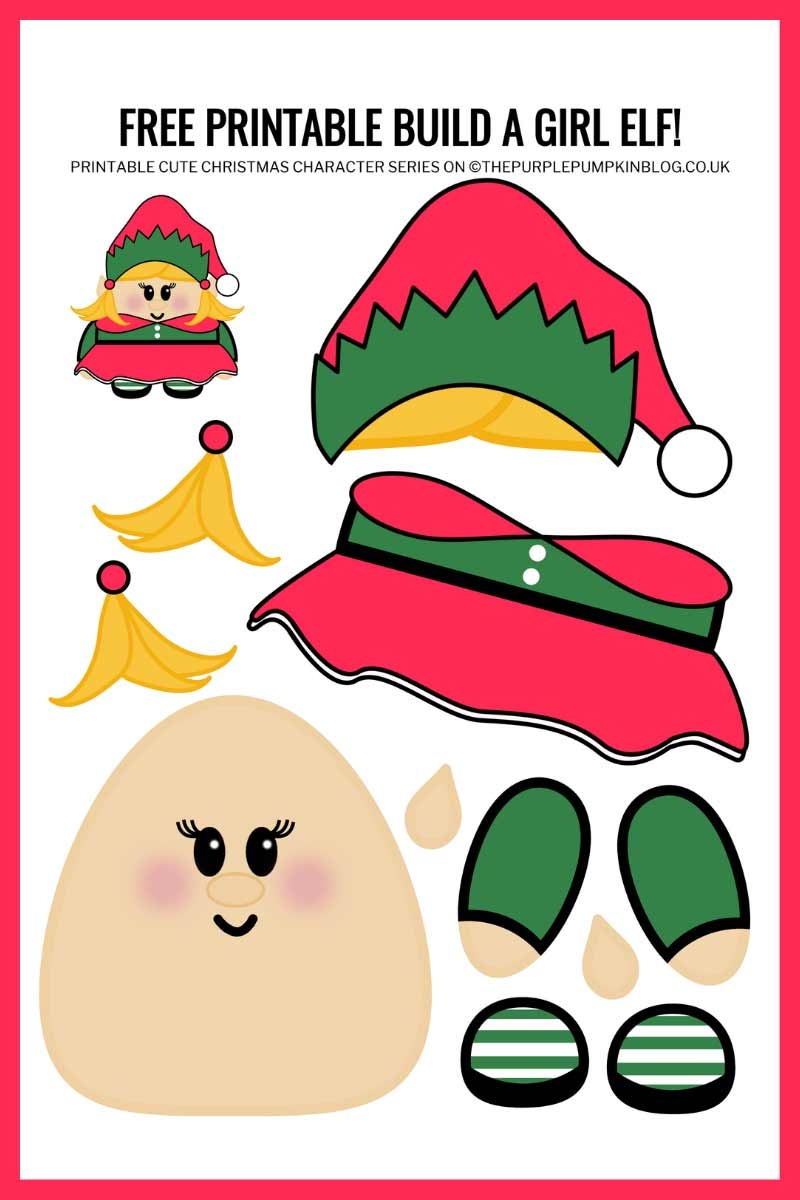 elf template printable pdf
