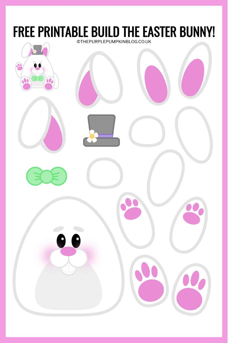 printable easter bunny template