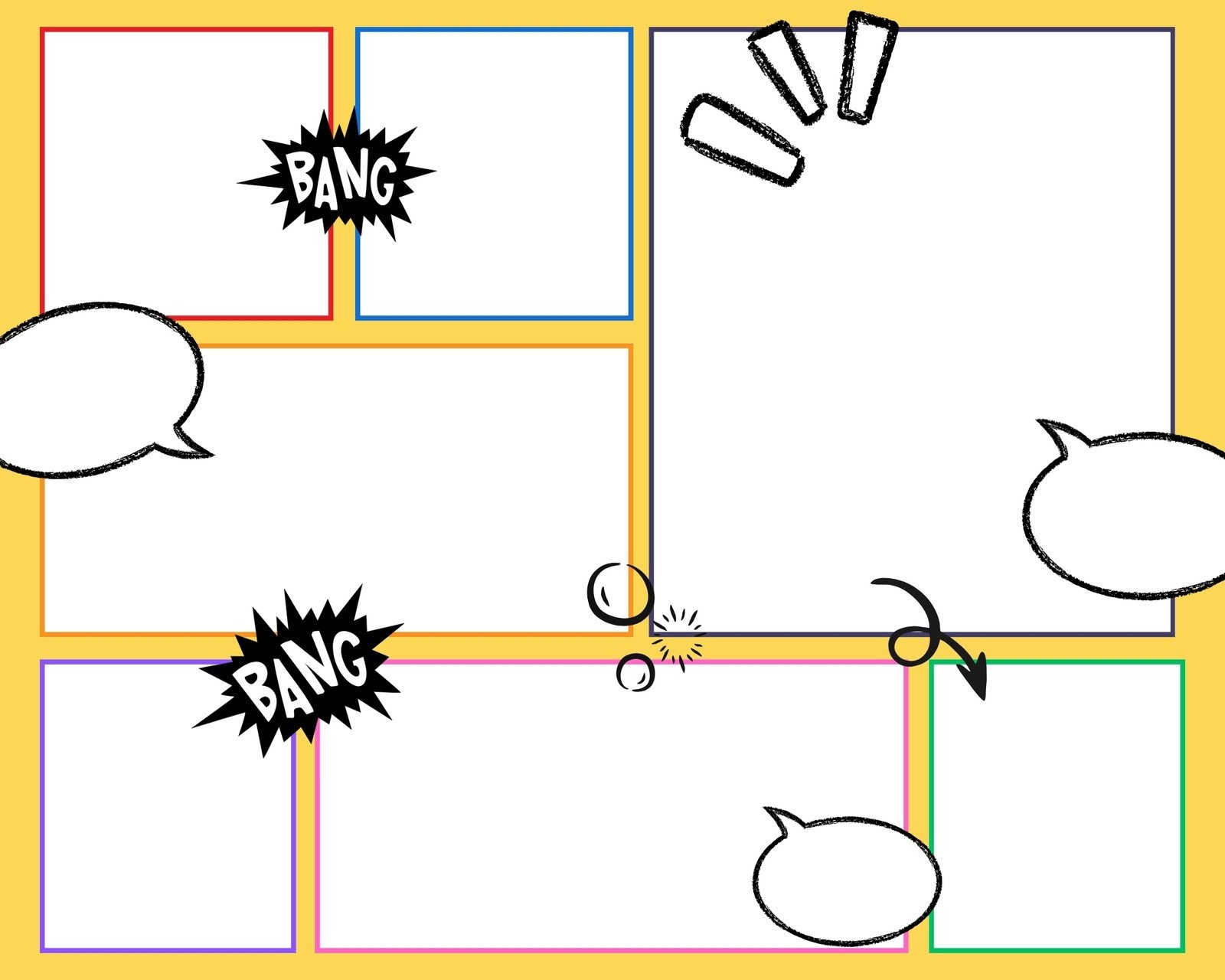 comic paper printable