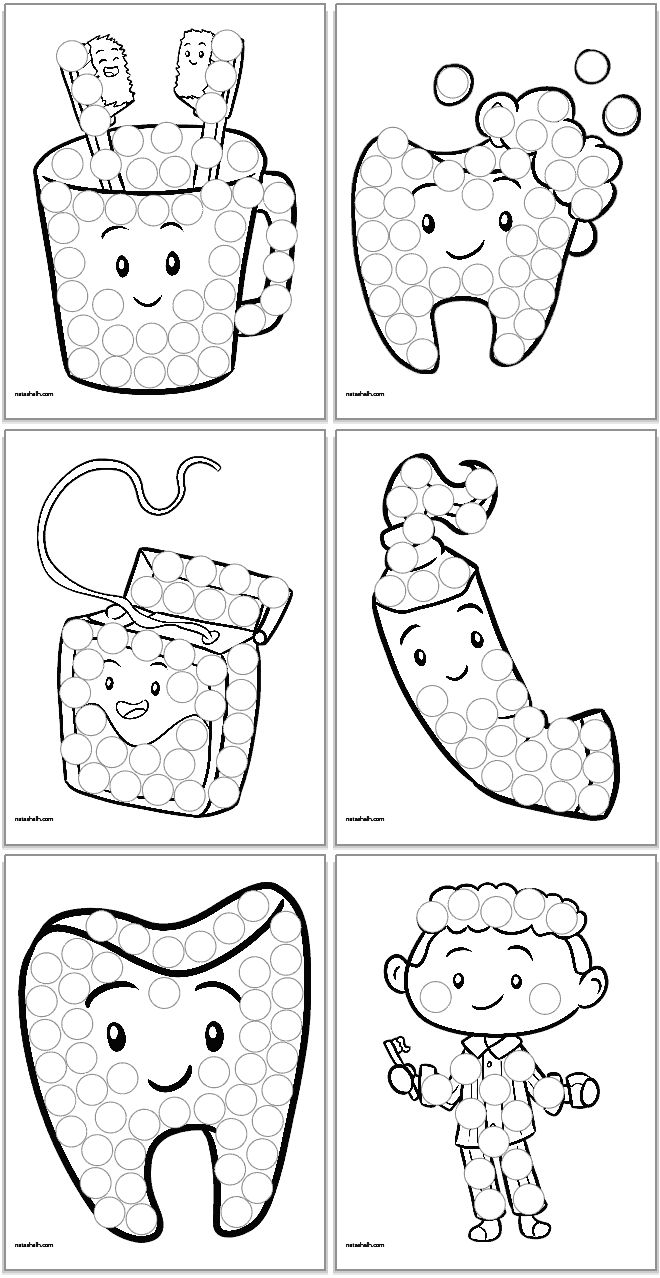free printable dental health worksheets