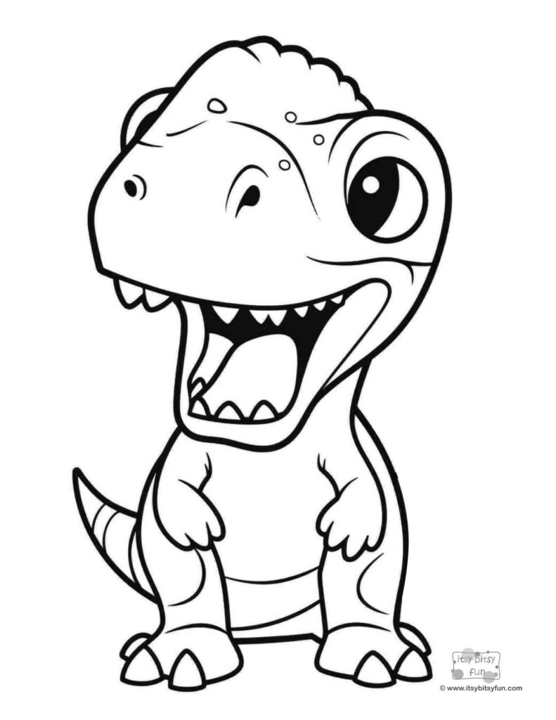 printable dinosaur coloring pages