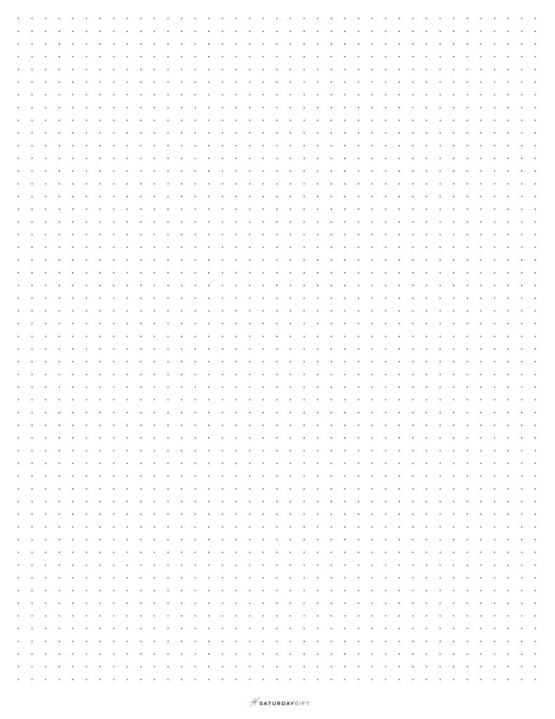 Free Printable Dot Grid Paper For Bullet Journal SaturdayGift Free Printable Dot Grid Paper For Bullet Journal SaturdayGift