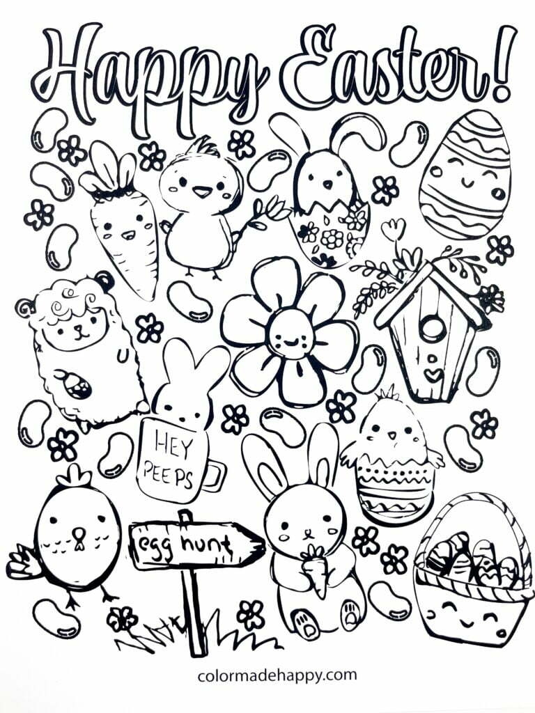 free easter coloring pages printable
