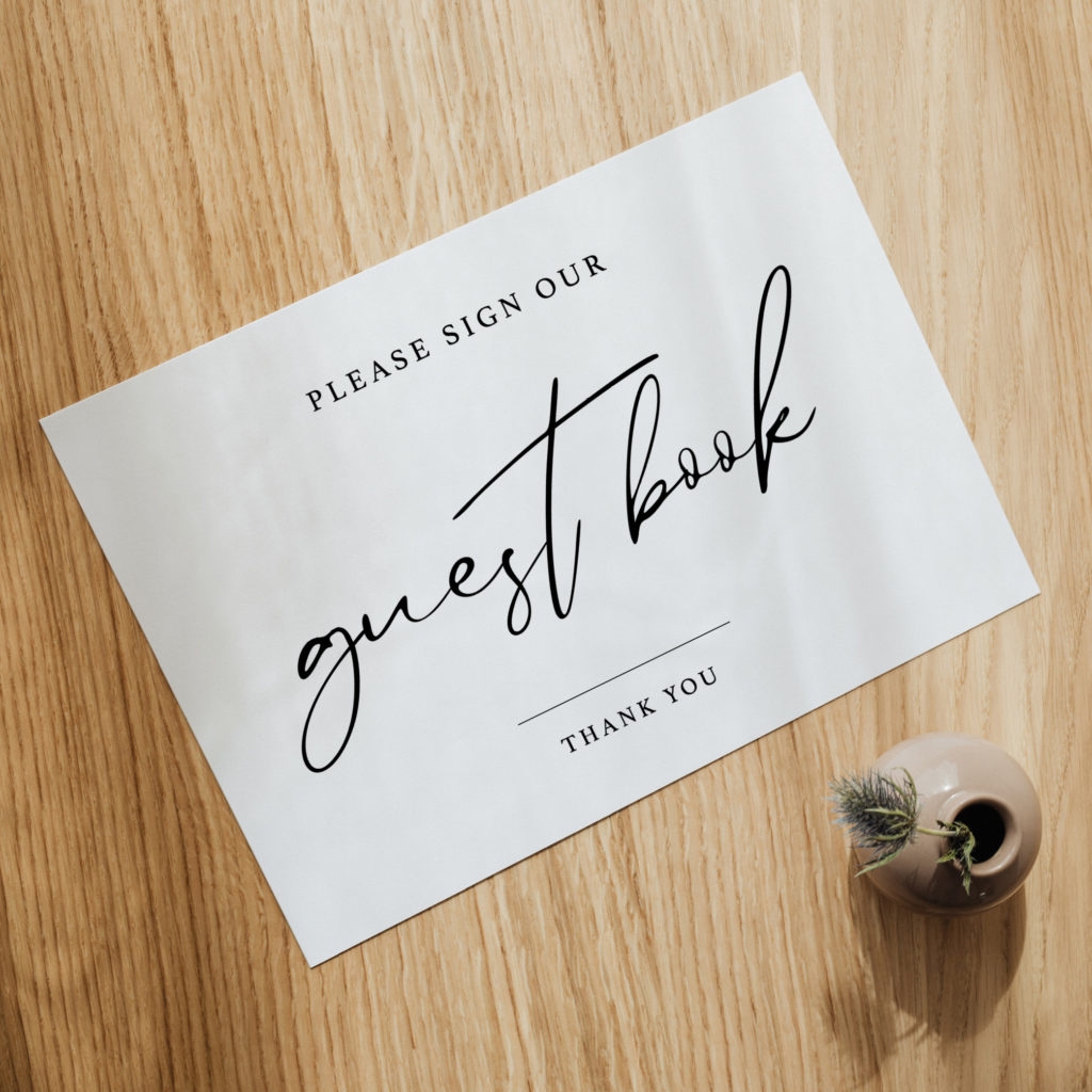 downloadable free printable guest book sign template