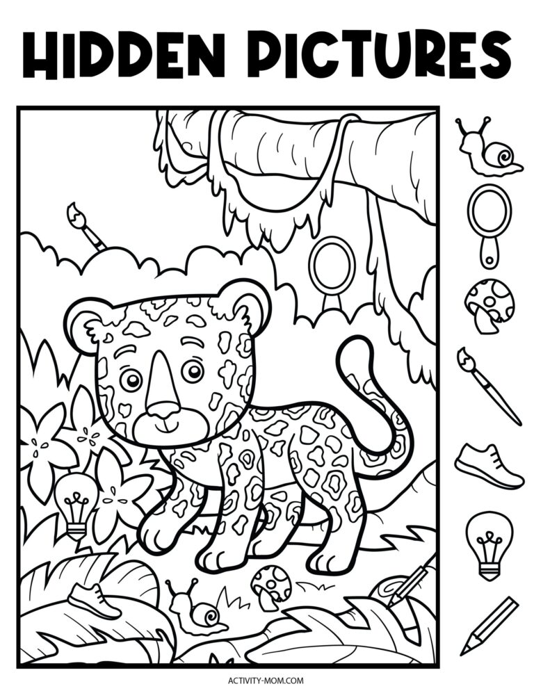 Free Printable Hidden Picture Puzzles For Kids Worksheets Library