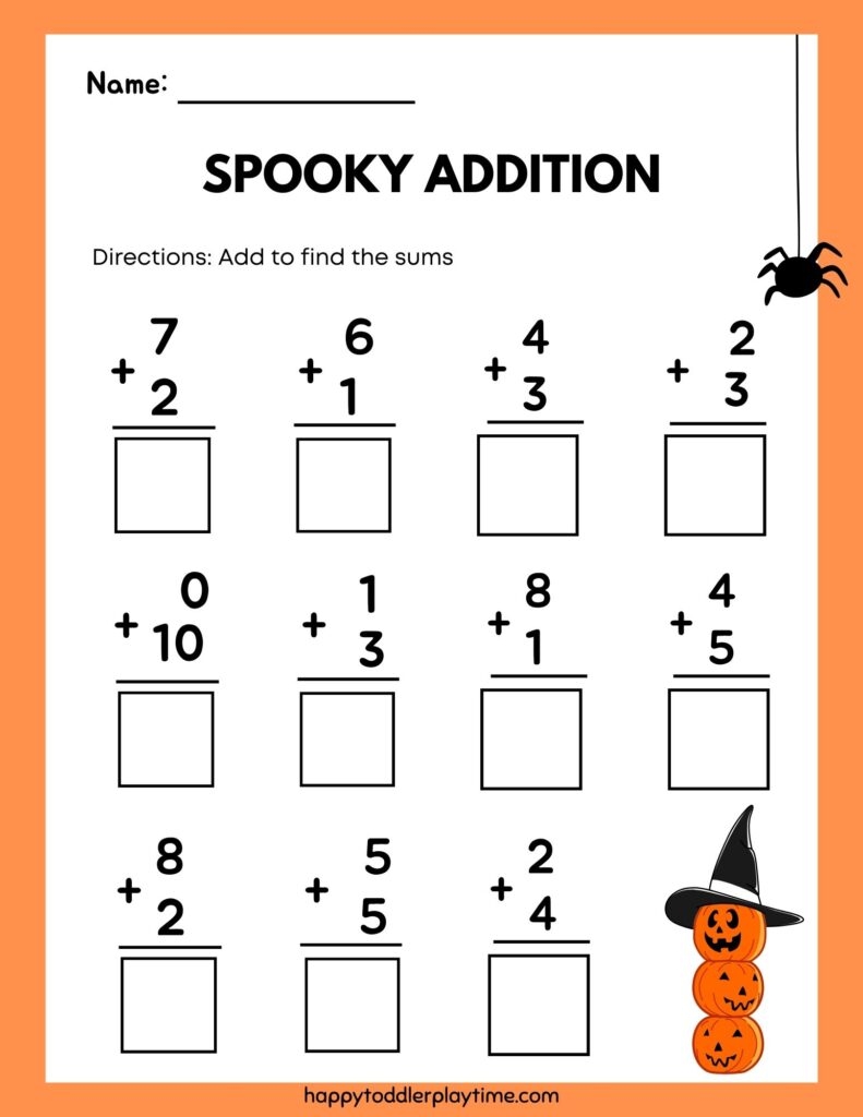 printable preschool math worksheets