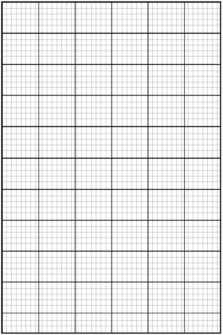 Free Printable Knitting Graph Paper