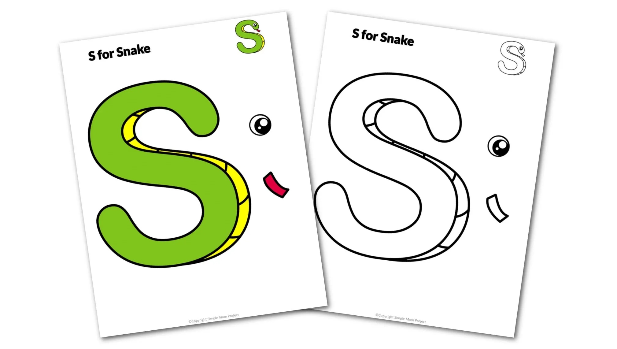 Free Printable Letter S Craft Template Simple Mom Project