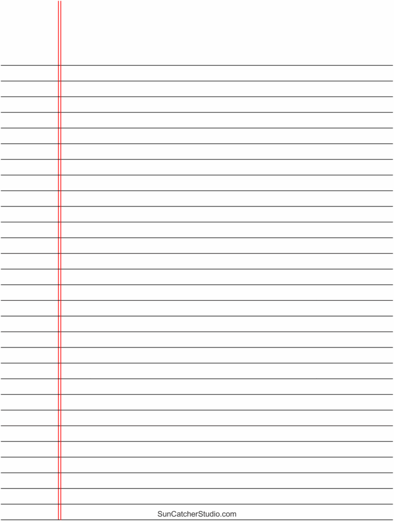 Free Printable Lined Paper Handwriting Notebook Templates Free Printables Monograms Design Tools Patterns DIY Projects
