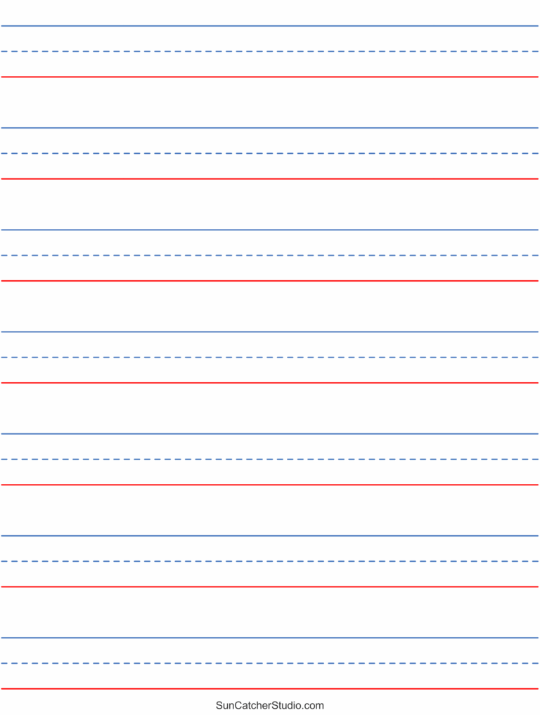 Free Printable Lined Paper Handwriting Notebook Templates Free Printables Monograms Design Tools Patterns DIY Projects
