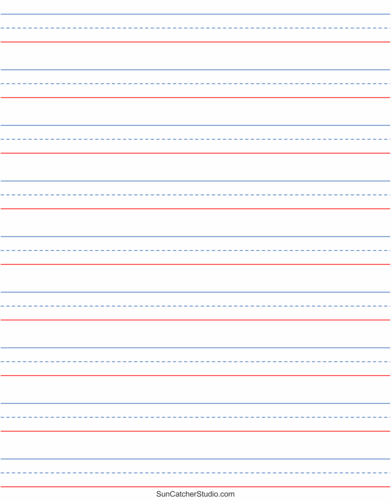 Free Printable Lined Paper Handwriting Notebook Templates Free Printables Monograms Design Tools Patterns DIY Projects