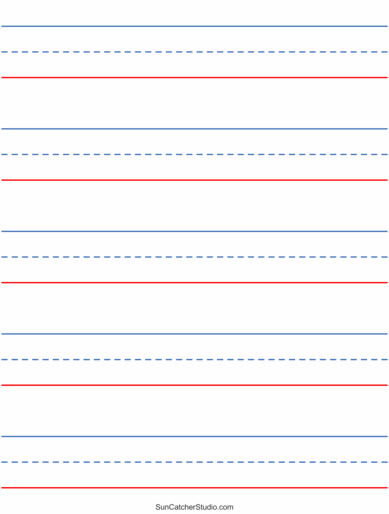 Free Printable Lined Paper Handwriting Notebook Templates Free Printables Monograms Design Tools Patterns DIY Projects