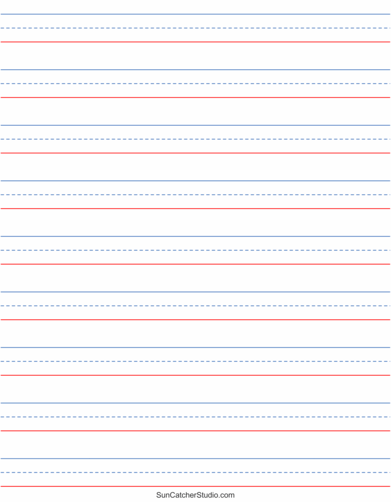 Free Printable Lined Paper Handwriting Notebook Templates Free Printables Monograms Design Tools Patterns DIY Projects