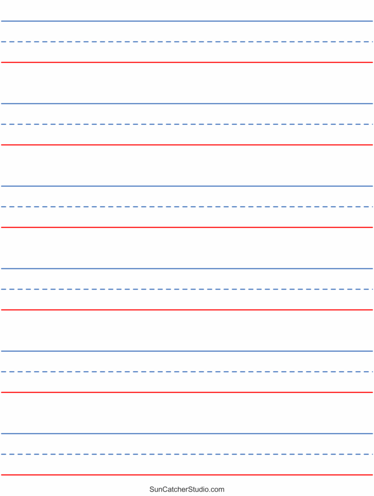 Free Printable Lined Paper Handwriting Notebook Templates Free Printables Monograms Design Tools Patterns DIY Projects